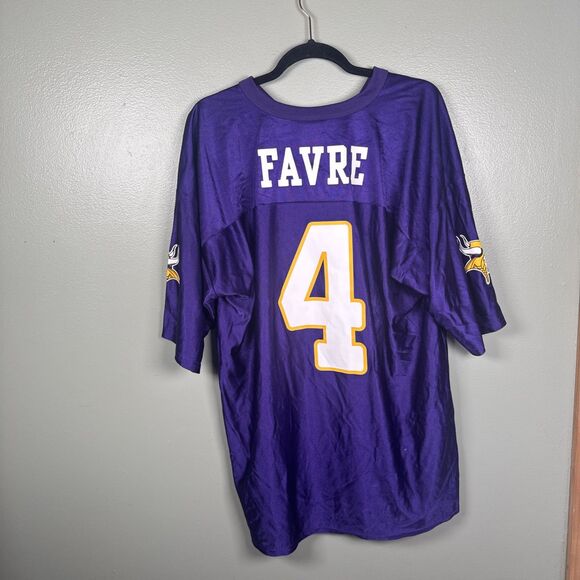Brett Favre #4 Vikings Football Jersey NFL Team Apparel Onfield Mens Size XL - Picture 1 of 13